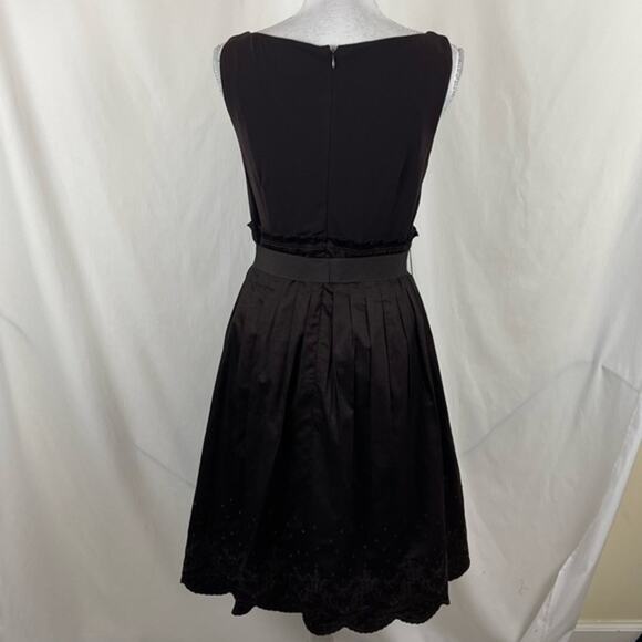 Jessica Simpson Brown Cottage Boho Embroidered Women's Dress NWOT Size 12 - Picture 5 of 14